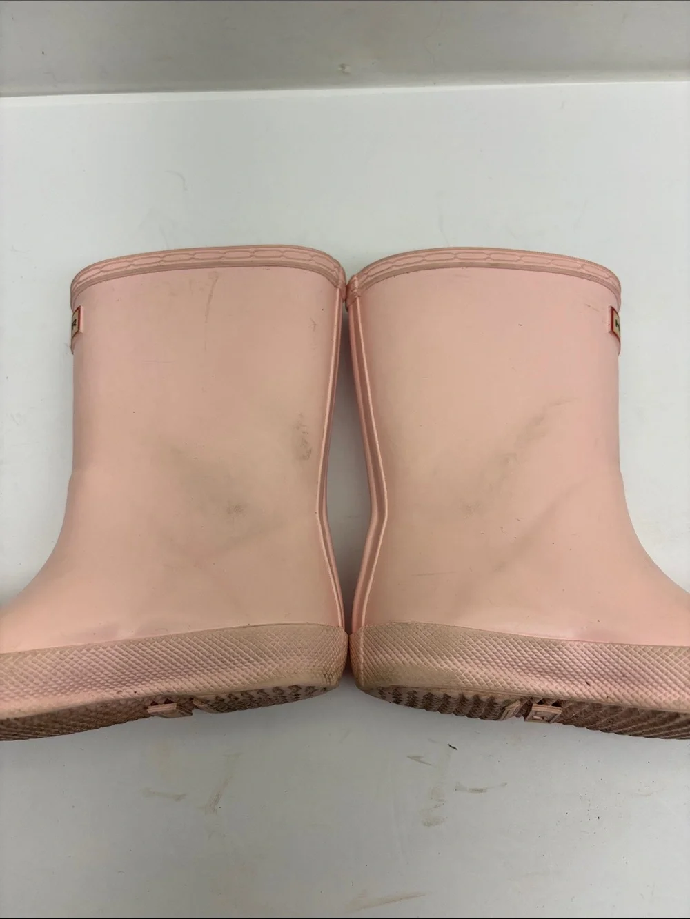 Hunter Kids Pink Rain Boots, SZ 9 toddler girl, 2(BA)